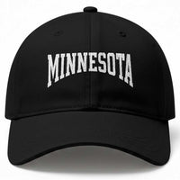 Minnesota MN State Throwback Design Vintage Baseball Cap