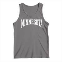 Minnesota MN State Throwback Design Vintage Tank Top