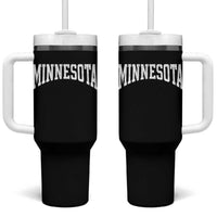 Minnesota MN State Throwback Design Vintage Tumbler With Handle