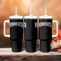 Minnesota MN State Throwback Design Vintage Tumbler With Handle