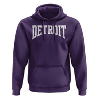 Detroit Michigan City Throwback Design Vintage Hoodie
