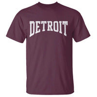 Detroit Michigan City Throwback Design Vintage T Shirt