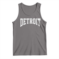 Detroit Michigan City Throwback Design Vintage Tank Top