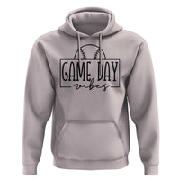 Funny Baseball Hoodie Game Day Vibes Ball Softball Player - Wonder Print Shop