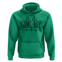 Funny Baseball Hoodie Game Day Vibes Ball Softball Player - Wonder Print Shop