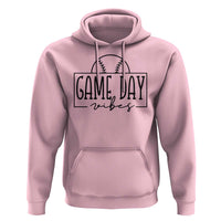 Funny Baseball Hoodie Game Day Vibes Ball Softball Player - Wonder Print Shop