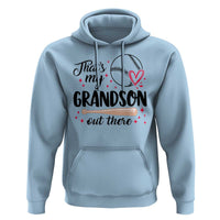 Funny Baseball Grandma Hoodie That's My Grandson Out There Grandfather - Wonder Print Shop