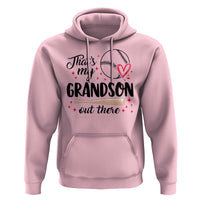 Funny Baseball Grandma Hoodie That's My Grandson Out There Grandfather - Wonder Print Shop