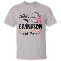 Funny Baseball Grandma T Shirt That's My Grandson Out There Grandfather - Wonder Print Shop