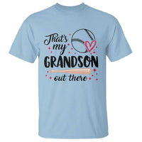 Funny Baseball Grandma T Shirt That's My Grandson Out There Grandfather - Wonder Print Shop