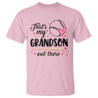 Funny Baseball Grandma T Shirt That's My Grandson Out There Grandfather - Wonder Print Shop