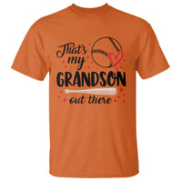 Funny Baseball Grandma T Shirt That's My Grandson Out There Grandfather - Wonder Print Shop