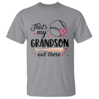 Funny Baseball Grandma T Shirt That's My Grandson Out There Grandfather - Wonder Print Shop