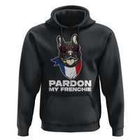 Funny Frenchie Bulldog Hoodie Pardon My French Pet Lover - Wonder Print Shop