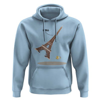 Funny Eiffel Tower Hoodie I Fell Banana Peel Fallen In Paris - Wonder Print Shop