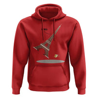 Funny Eiffel Tower Hoodie I Fell Banana Peel Fallen In Paris - Wonder Print Shop