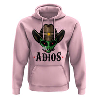 Funny Alien Cowboy Hoodie Adios Westen Life Country Hat - Wonder Print Shop
