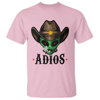 Funny Alien Cowboy T Shirt Adios Westen Life Country Hat - Wonder Print Shop