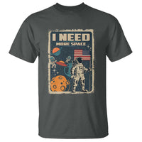 Funny I Need More Space T Shirt Retro Astronaut Spaceship Star Planets - Wonder Print Shop