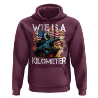 Funny WTF Is A Kilometer Hoodie Patriotic American Freedom George Washington - Wonder Print Shop