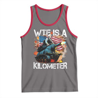 Funny WTF Is A Kilometer Tank Top Patriotic American Freedom George Washington - Wonder Print Shop