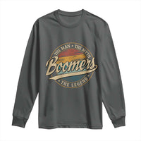 Boomers The Man The Myth The Legend Long Sleeve Shirt Retro Baby Boomers Generation - Wonder Print Shop