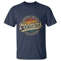 Boomers The Man The Myth The Legend T Shirt Retro Baby Boomers Generation - Wonder Print Shop