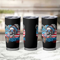 Funny Chill The Fourth Out 4th Of July Tumbler Cup Patriotic Skeleton Popsicle US Flag - Wonder Print Shop