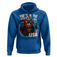 Funny Creepy 4th Of July Party In The USA Hoodie 4th Of July Horror Movie Independence Day - Wonder Print Shop