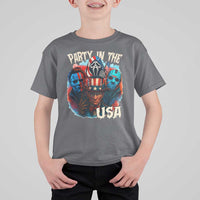 Funny Creepy 4th Of July Party In The USA T Shirt For Kid 4th Of July Horror Movie Independence Day - Wonder Print Shop