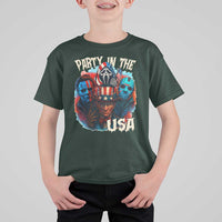 Funny Creepy 4th Of July Party In The USA T Shirt For Kid 4th Of July Horror Movie Independence Day - Wonder Print Shop