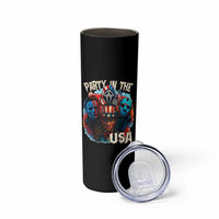 Funny Creepy 4th Of July Party In The USA Skinny Tumbler 4th Of July Horror Movie Independence Day - Wonder Print Shop