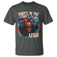 Funny Creepy 4th Of July Party In The USA T Shirt 4th Of July Horror Movie Independence Day - Wonder Print Shop