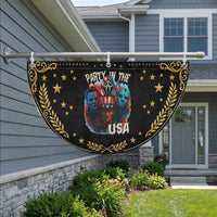 Funny Creepy 4th Of July Party In The USA Patriotic Fan Flag 4th Of July Horror Movie Independence Day