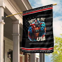 Funny Creepy 4th Of July Party In The USA Garden Flag 4th Of July Horror Movie Independence Day