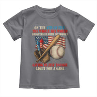 Funny 4th Of July Baseball Toddler T Shirt The Whole Sky Would Brighten Up With Fireworks Giving Us Light For A Game - Wonder Print Shop