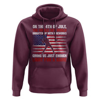 Funny 4th Of July Baseball Hoodie The Whole Sky Would Brighten Up With Fireworks American Flag - Wonder Print Shop