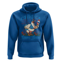 Funny Chicka Boom Boom 4th Of July Hoodie Patriotic Farmers Chicken Lover - Wonder Print Shop