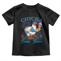 Funny Chicka Boom Boom 4th Of July Toddler T Shirt Patriotic Farmers Chicken Lover - Wonder Print Shop