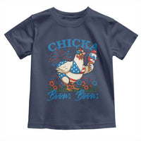 Funny Chicka Boom Boom 4th Of July Toddler T Shirt Patriotic Farmers Chicken Lover - Wonder Print Shop