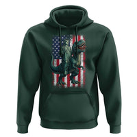 Funny Dinosaur Statue Of Liberty 4th Of July Hoodie American Flag - Wonder Print Shop
