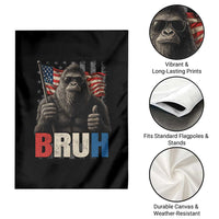 Funny 4th Of July Bigfoot Bruh Garden Flag Patriotic Sasquatch American US Flag - Wonder Print Shop