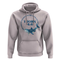 Whale Shark Lover Hoodie 1 John 4:4 Inspired Style Christian Aesthetic Ocean Animal - Wonder Print Shop