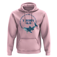 Whale Shark Lover Hoodie 1 John 4:4 Inspired Style Christian Aesthetic Ocean Animal - Wonder Print Shop