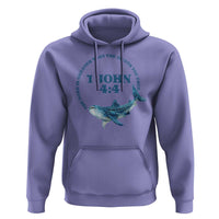 Whale Shark Lover Hoodie 1 John 4:4 Inspired Style Christian Aesthetic Ocean Animal - Wonder Print Shop