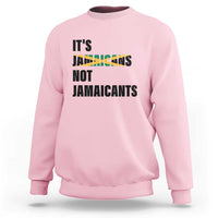 Jamaica Sweatshirt It's Jamaicans Not Jamaicants Flag - Wonder Print Shop