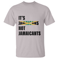 Jamaica T Shirt It's Jamaicans Not Jamaicants Flag - Wonder Print Shop
