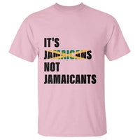 Jamaica T Shirt It's Jamaicans Not Jamaicants Flag - Wonder Print Shop