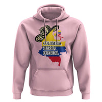 Funny Colombia Tierra Querida Hoodie Colombian Flag Sombrero Vueltiao Maracas - Wonder Print Shop