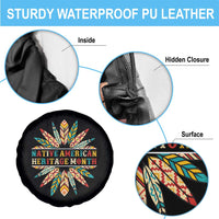 Native American Heritage Month Spare Tire Cover Indigenous Pride Feathers - Wonder Print Shop